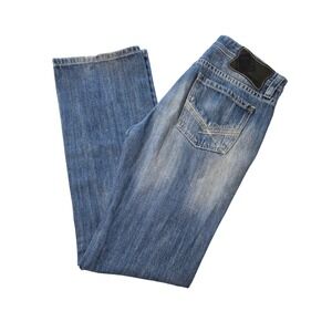 Rock & Roll Denim Pistol Straight Jeans Mens 34x36 Blue Regular Straight Leg